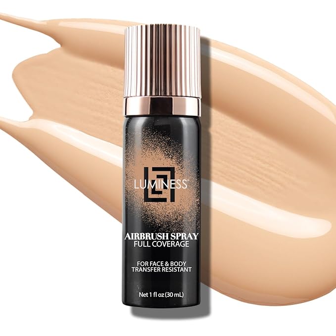 LUMINESS Airbrush Spray Full Coverage Body & Face Foundation